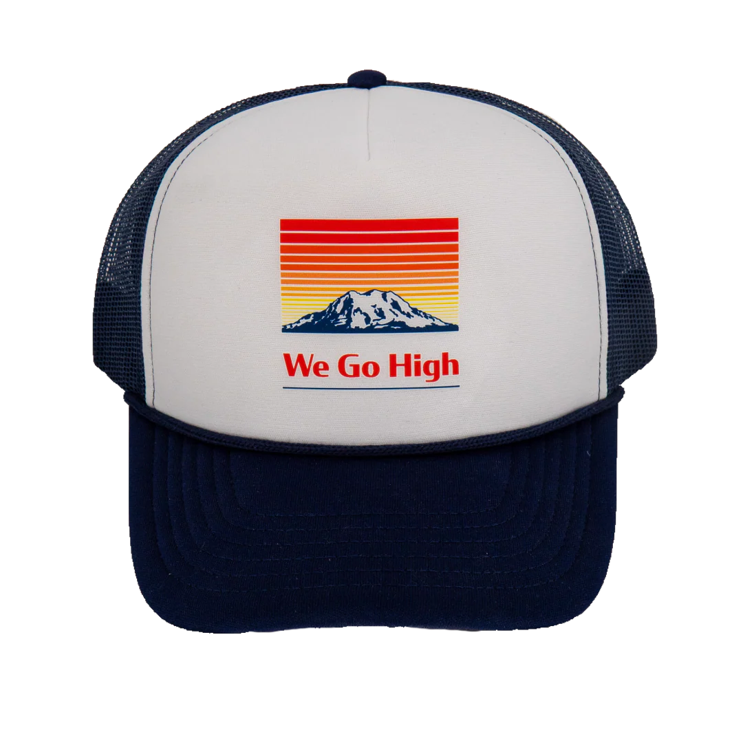 Sunset We Go High Trucker Hat