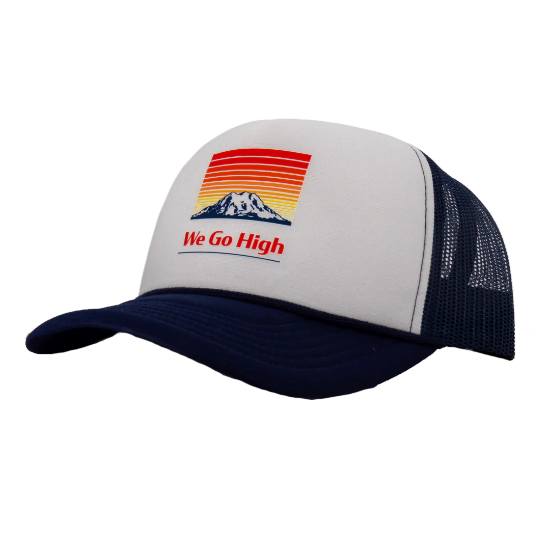 Sunset We Go High Trucker Hat - Image 2
