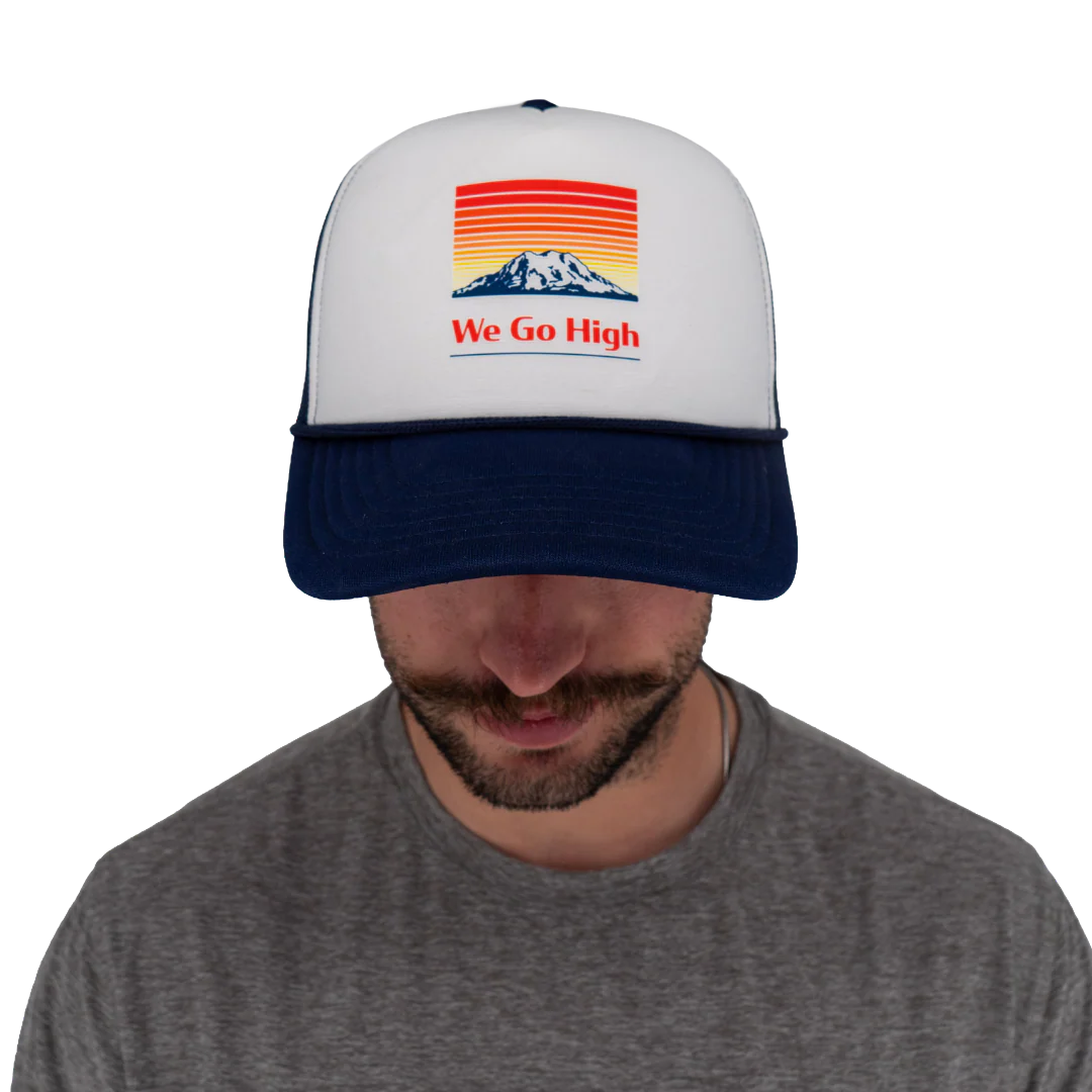 Sunset We Go High Trucker Hat - Image 6