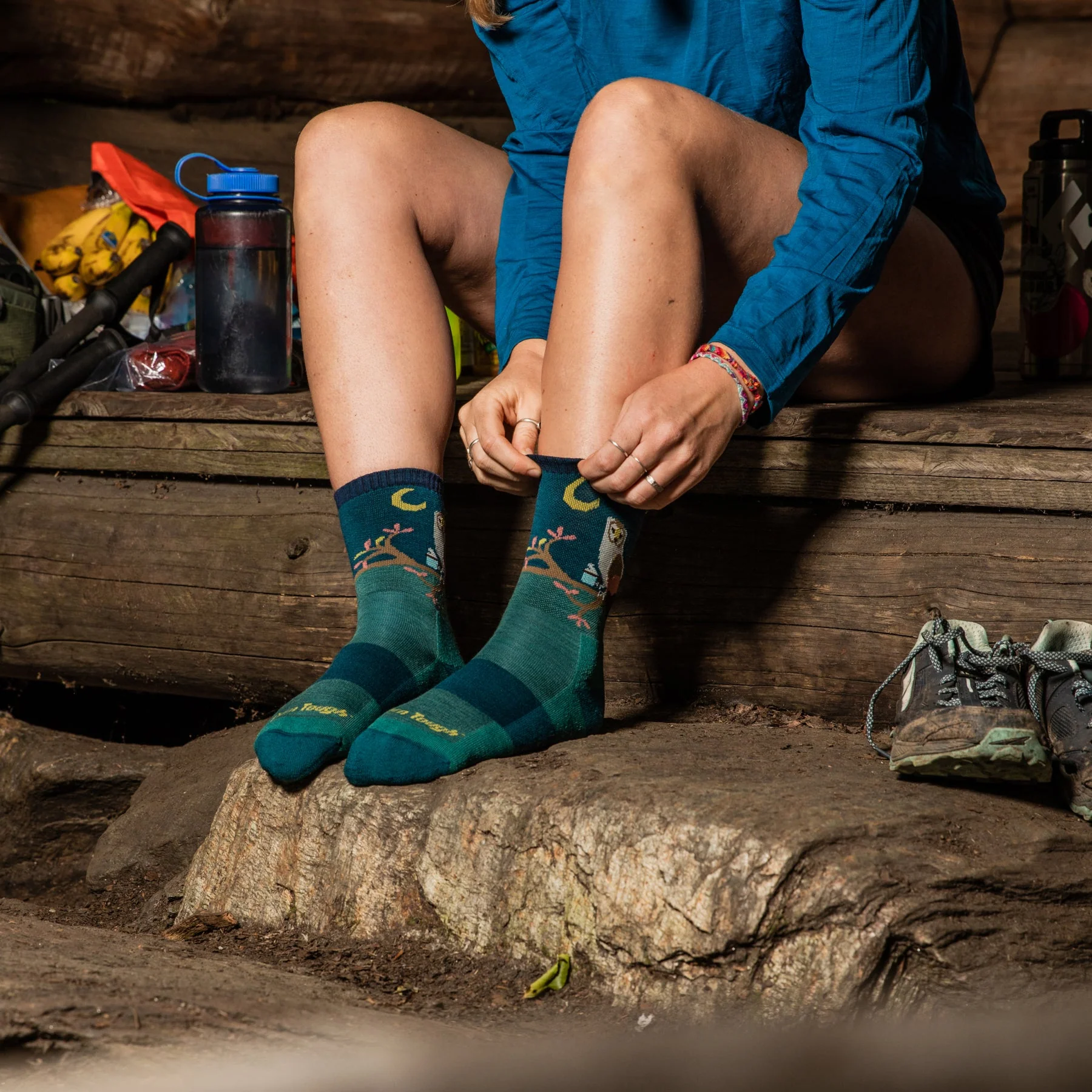 Women's Critter Club Micro Crew Lightweight Hiking Socks - Image 6