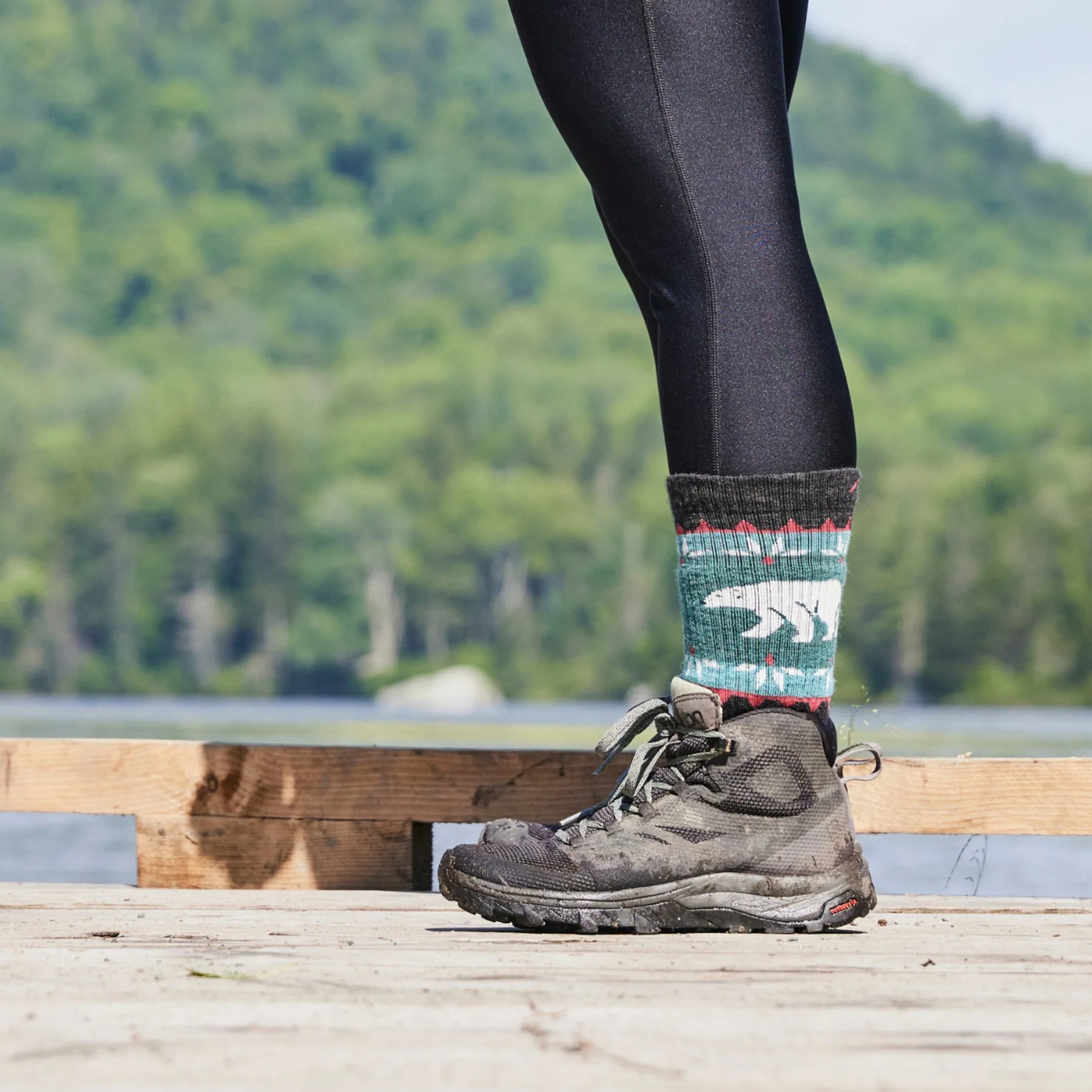 Women's Vanna Grizzle Boot Midweight Hiking Socks - Image 4